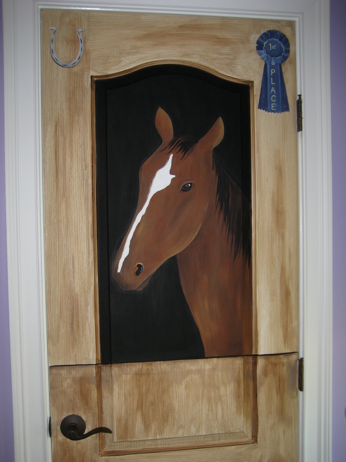 You're Art by Corie Kline Horse Stable Door Mural