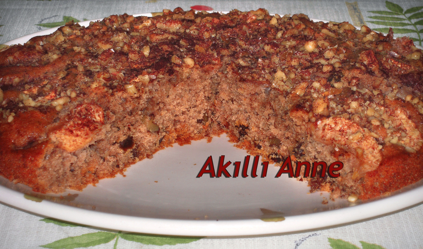 akıllı anne CEVİZLİ ELMALI KEK