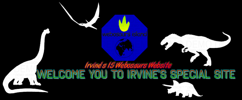 Irvine's i5 webosaurs website blog