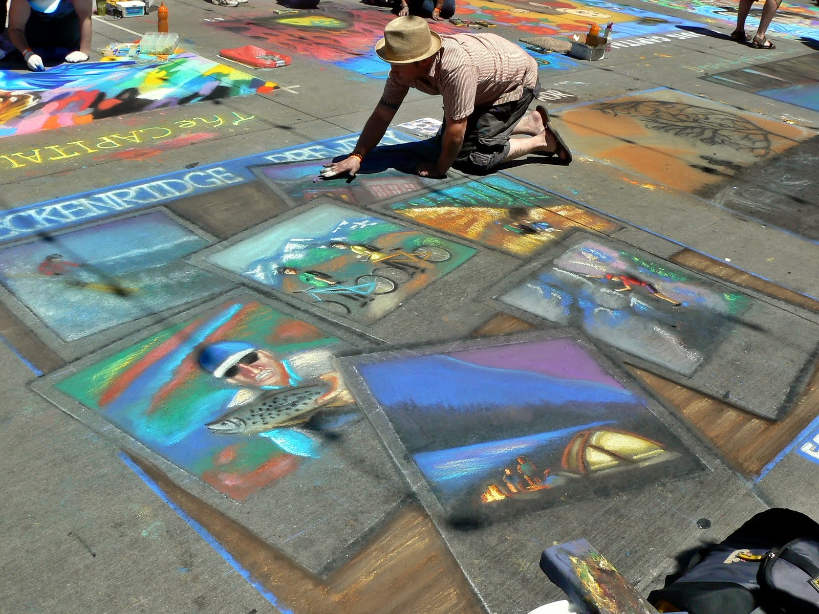 An Evans Expedition The Denver Chalk Art Festival on Larimer Square