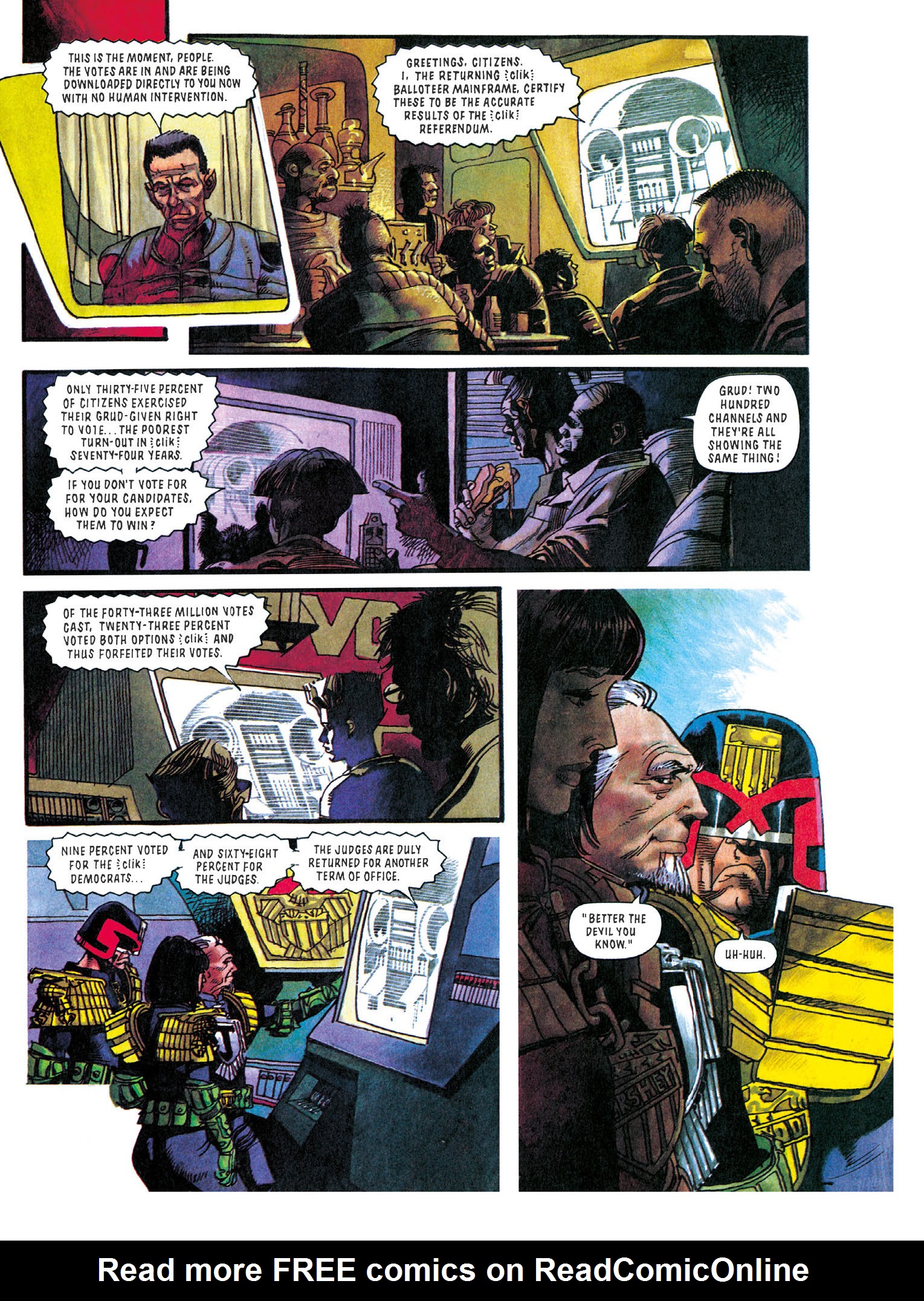 Read online Essential Judge Dredd: America comic -  Issue # TPB (Part 2) - 49