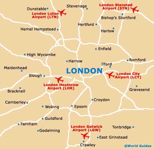 Dafi in London: London Airports - Aeroportos de Londres: como chegar?