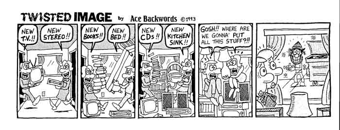 Dumpster Diving Cartoon