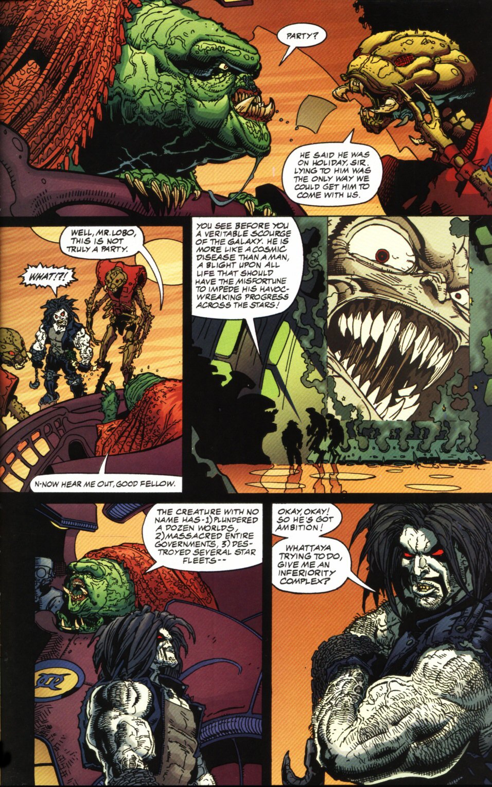 Read online Lobo/Mask comic -  Issue #1 - 6
