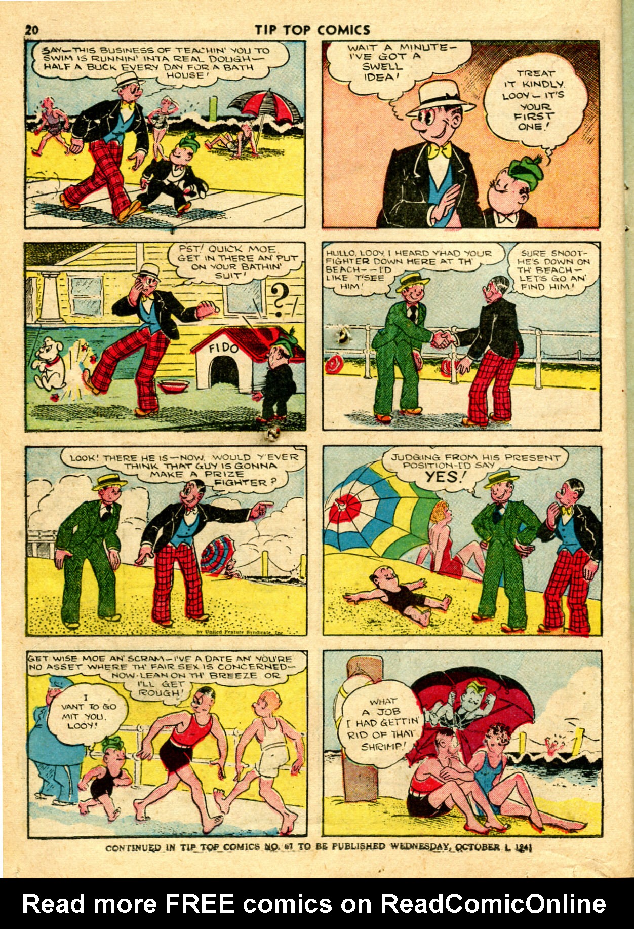 Read online Tip Top Comics comic -  Issue #66 - 20