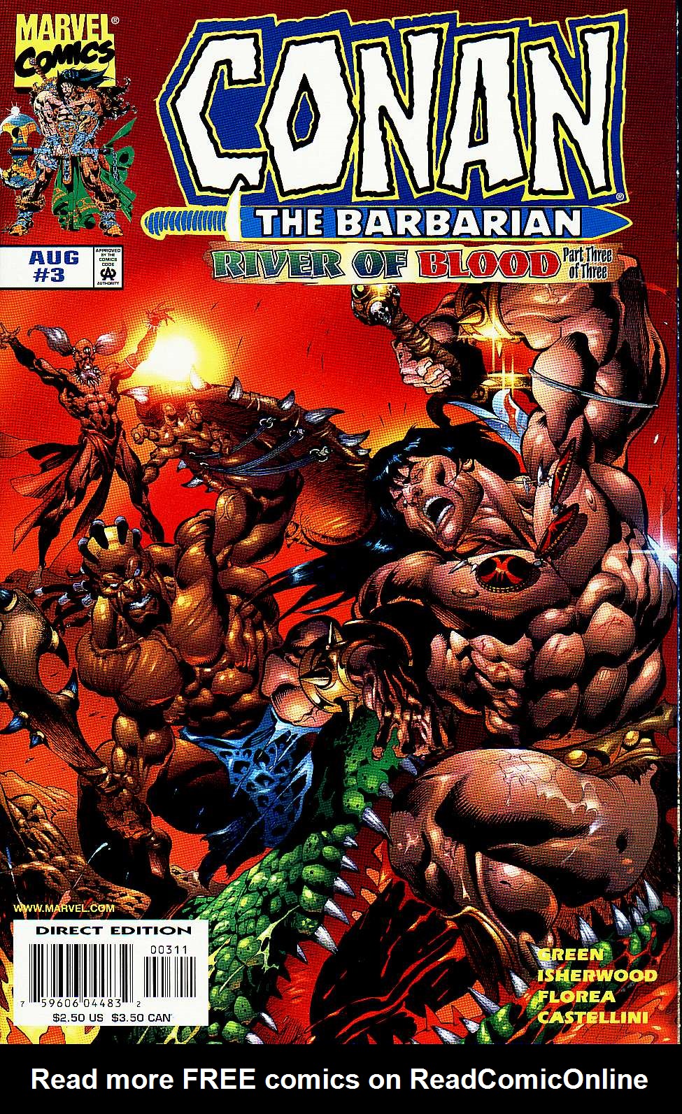 Read online Conan the Barbarian: River of Blood comic -  Issue #3 - 1