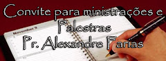 Acesse a Agenda do Pr. Alexandre Farias e saiba onde ele estará ministrando.