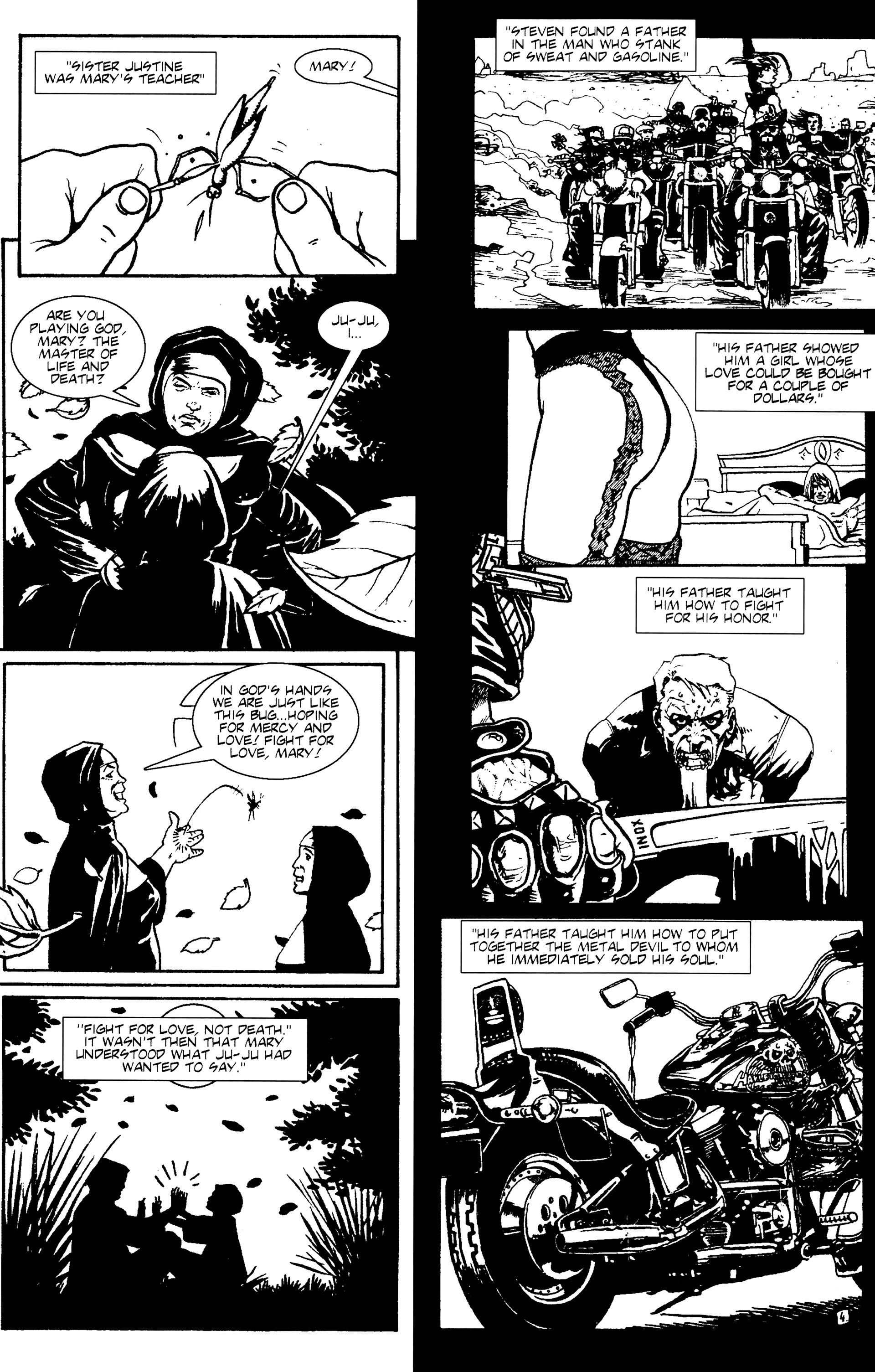 Read online Warrior Nun: Black & White comic -  Issue #2 - 22