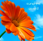 My Sunshine Award!