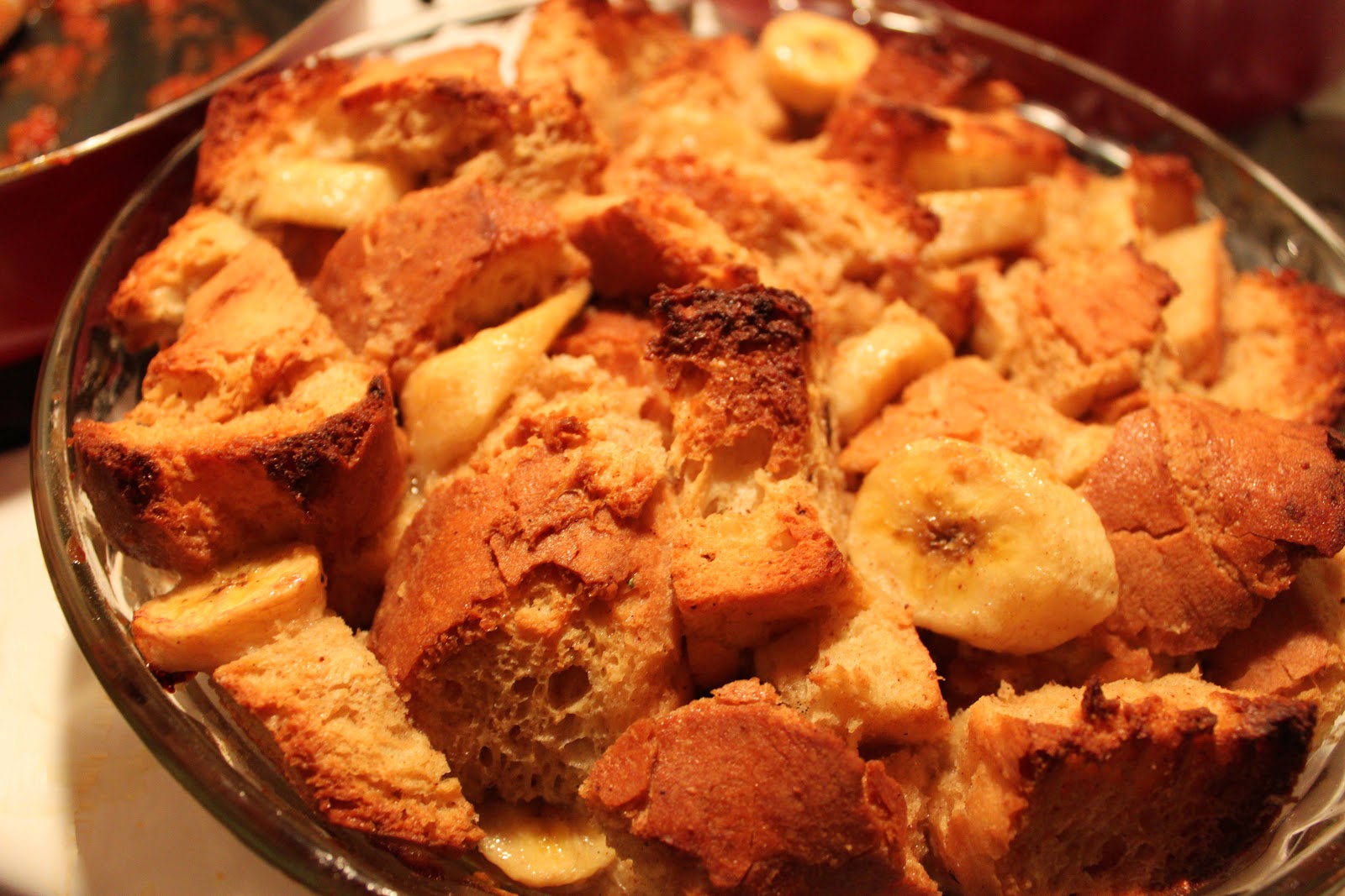 1 teaspoon love Banana Bread Pudding