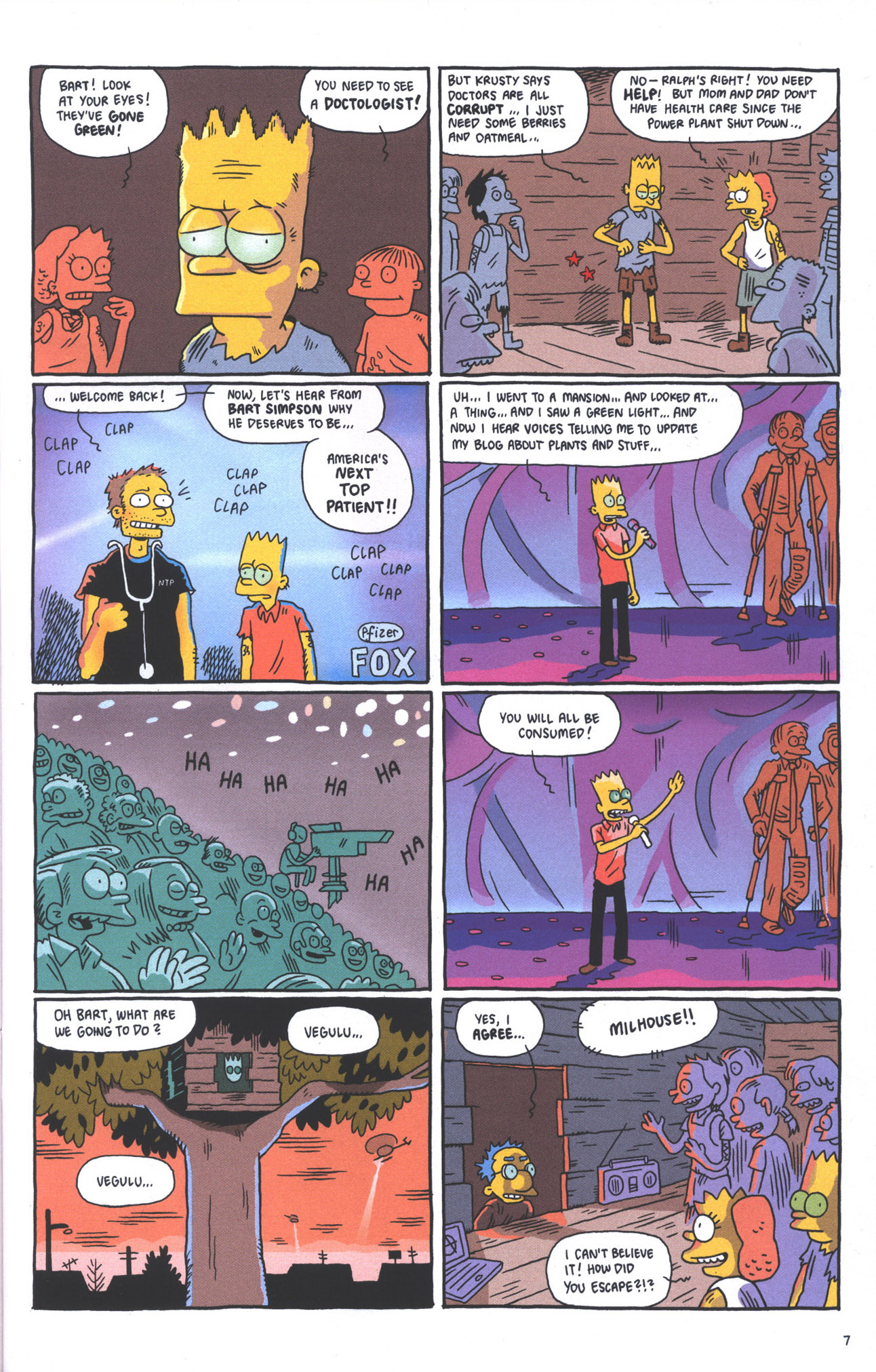 Read online Treehouse of Horror comic -  Issue #15 - 10