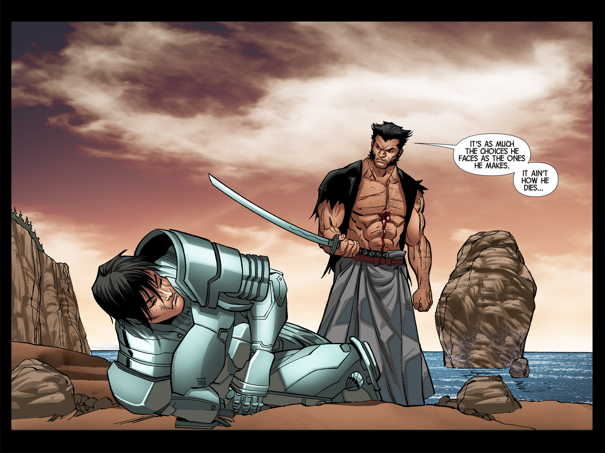Read online Wolverine: Japan's Most Wanted comic -  Issue #13 - 56
