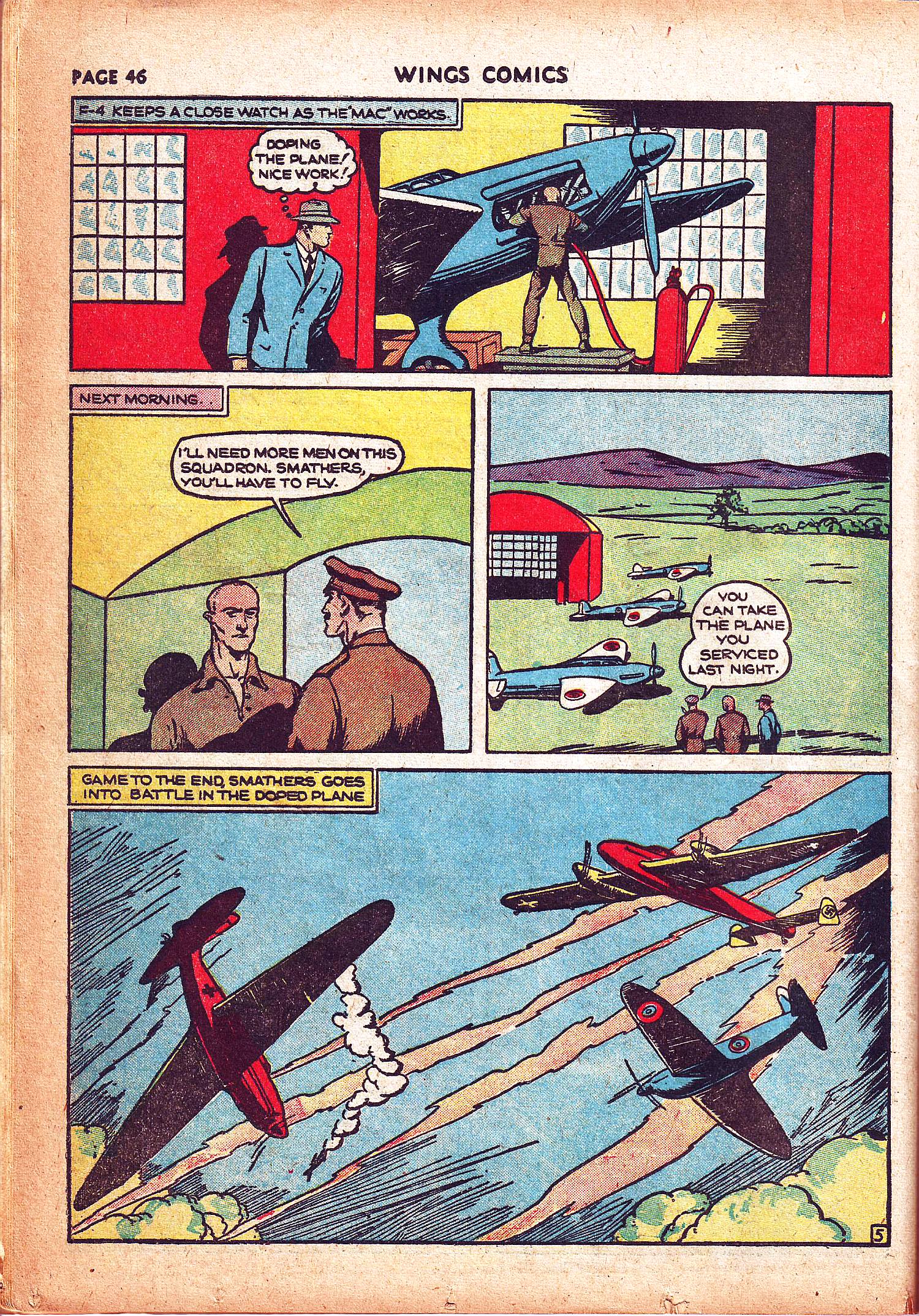 Read online Wings Comics comic -  Issue #3 - 48