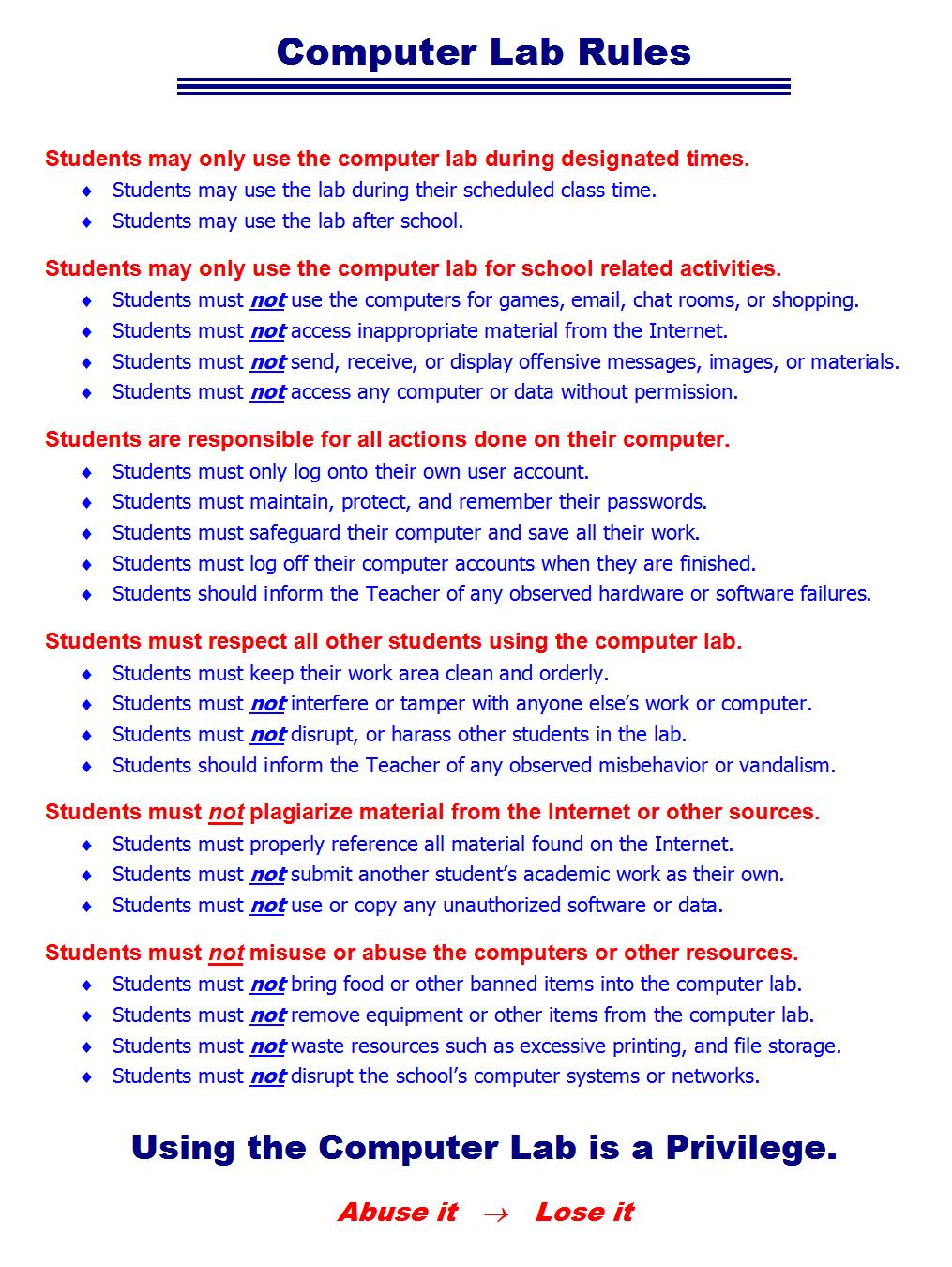 It Fundmentals: AUP POST