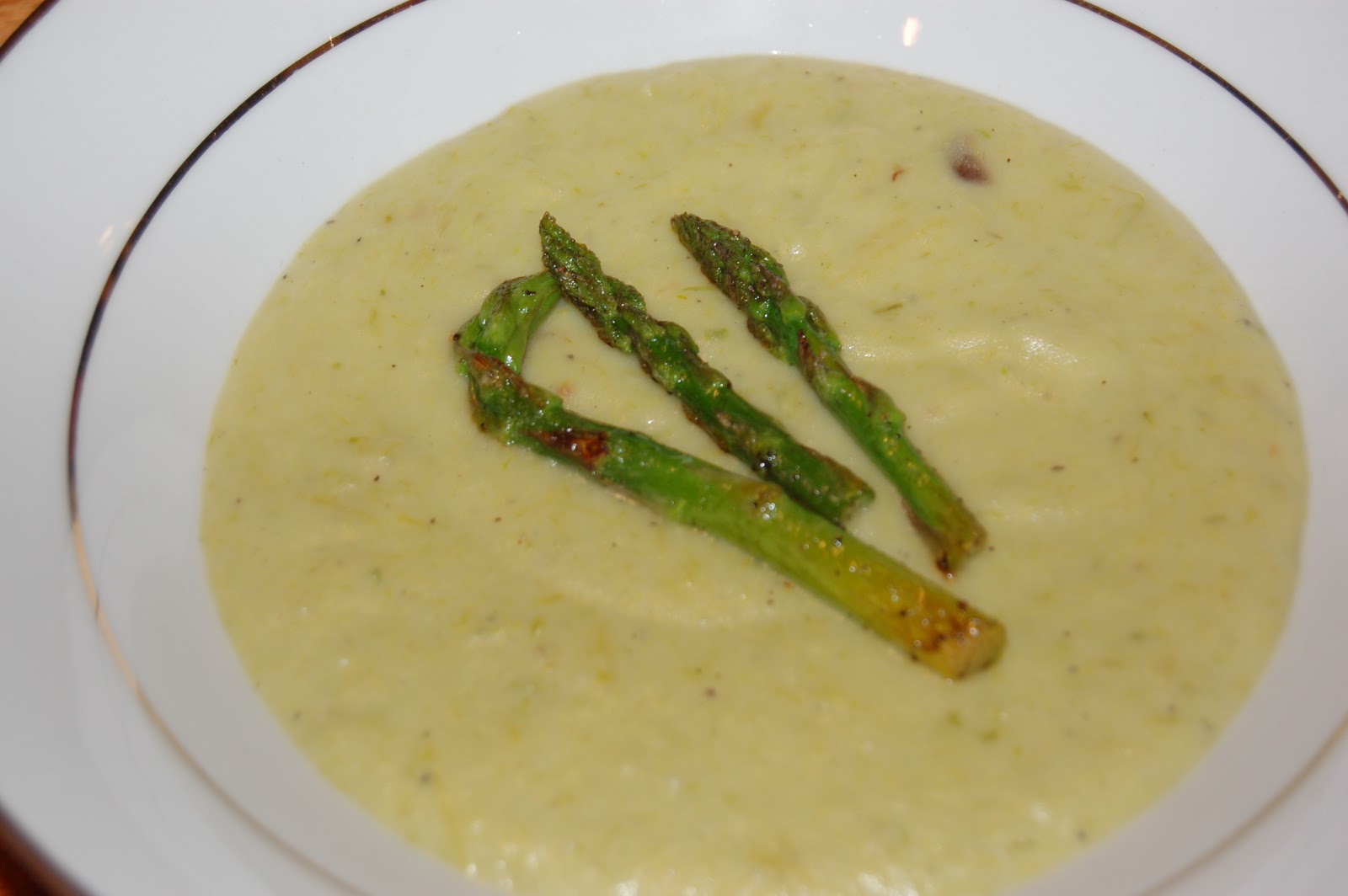The Sparitarian Creamy Potato and Asparagus Soup