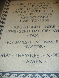 Old St. Peter's Plaque