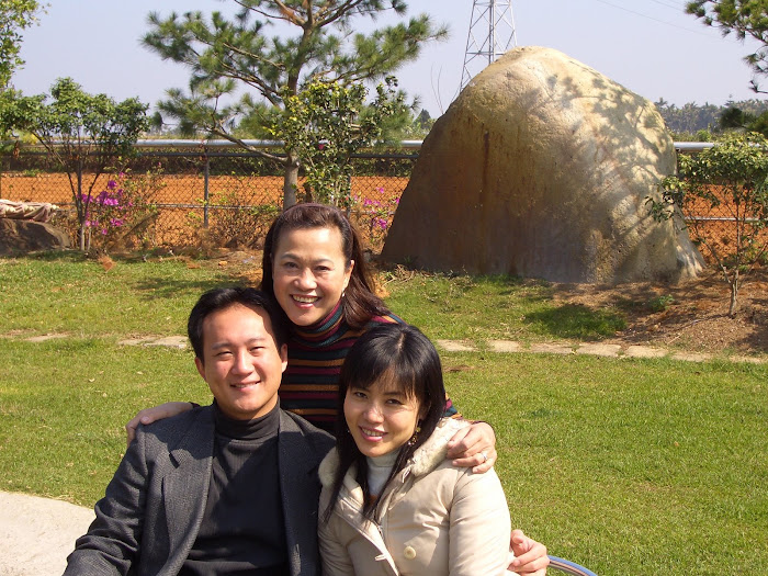 The Happy Couple With Mom