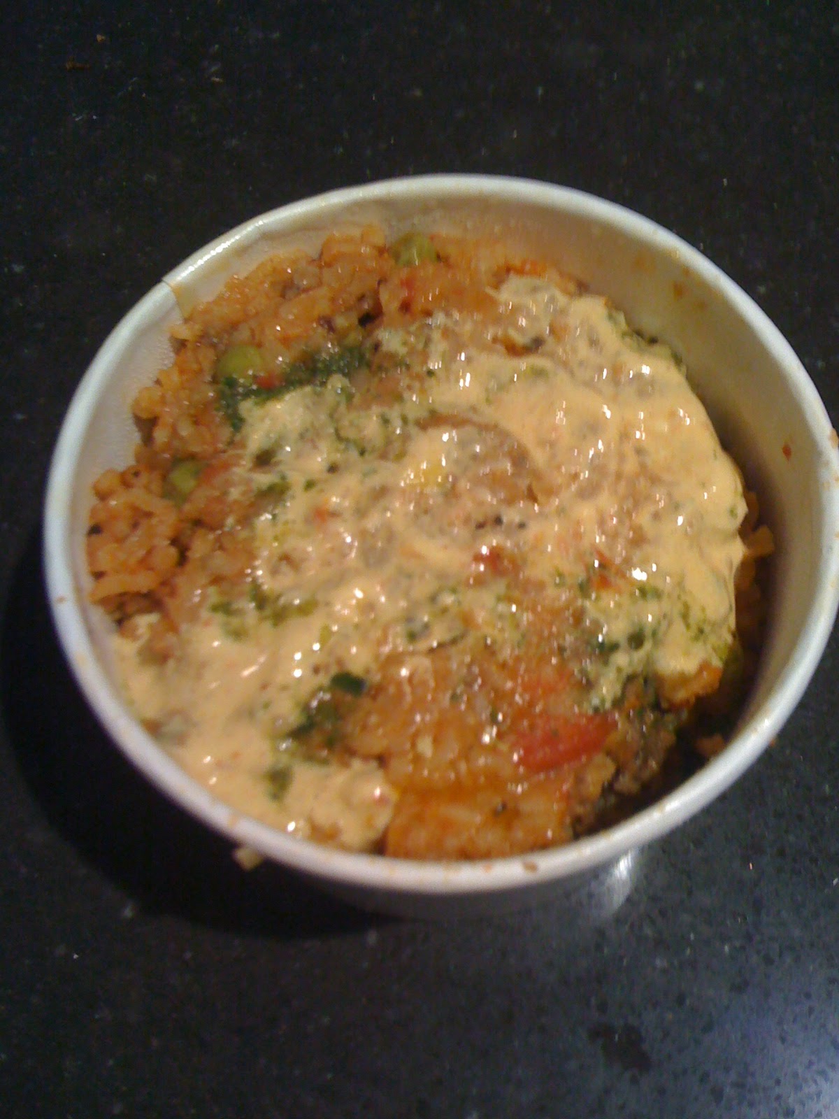 i heart Devour food Jambalaya with boerewors sausage & sour cream drizzle