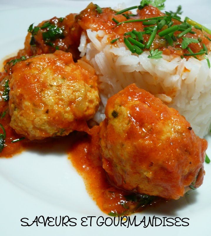 Tajine de boulettes de poisson.