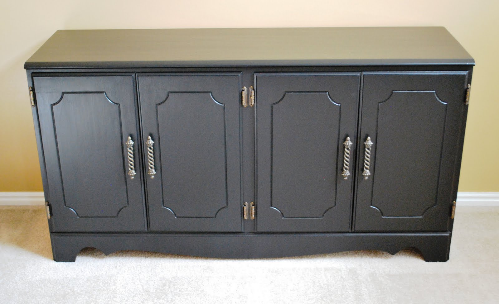 B's Refurnishings Black Buffet Privately Sold