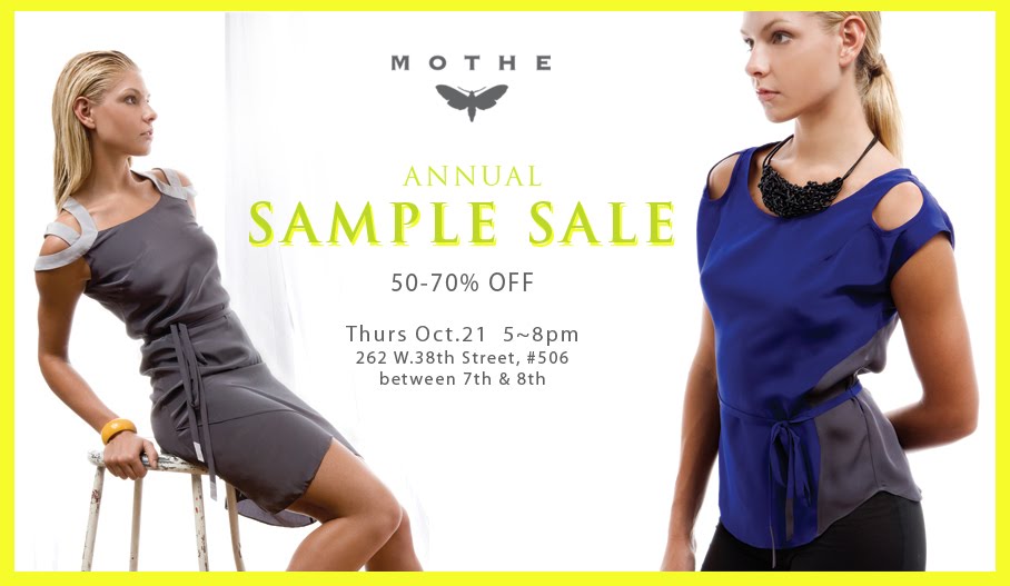 Sample Sales this Week NYC October 1824, 2010
