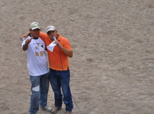 Foto da Corrida de Cavalos realizada no sábado de aleluia no Clube de Vaqueiros Velho Bahia, em Mucajaí