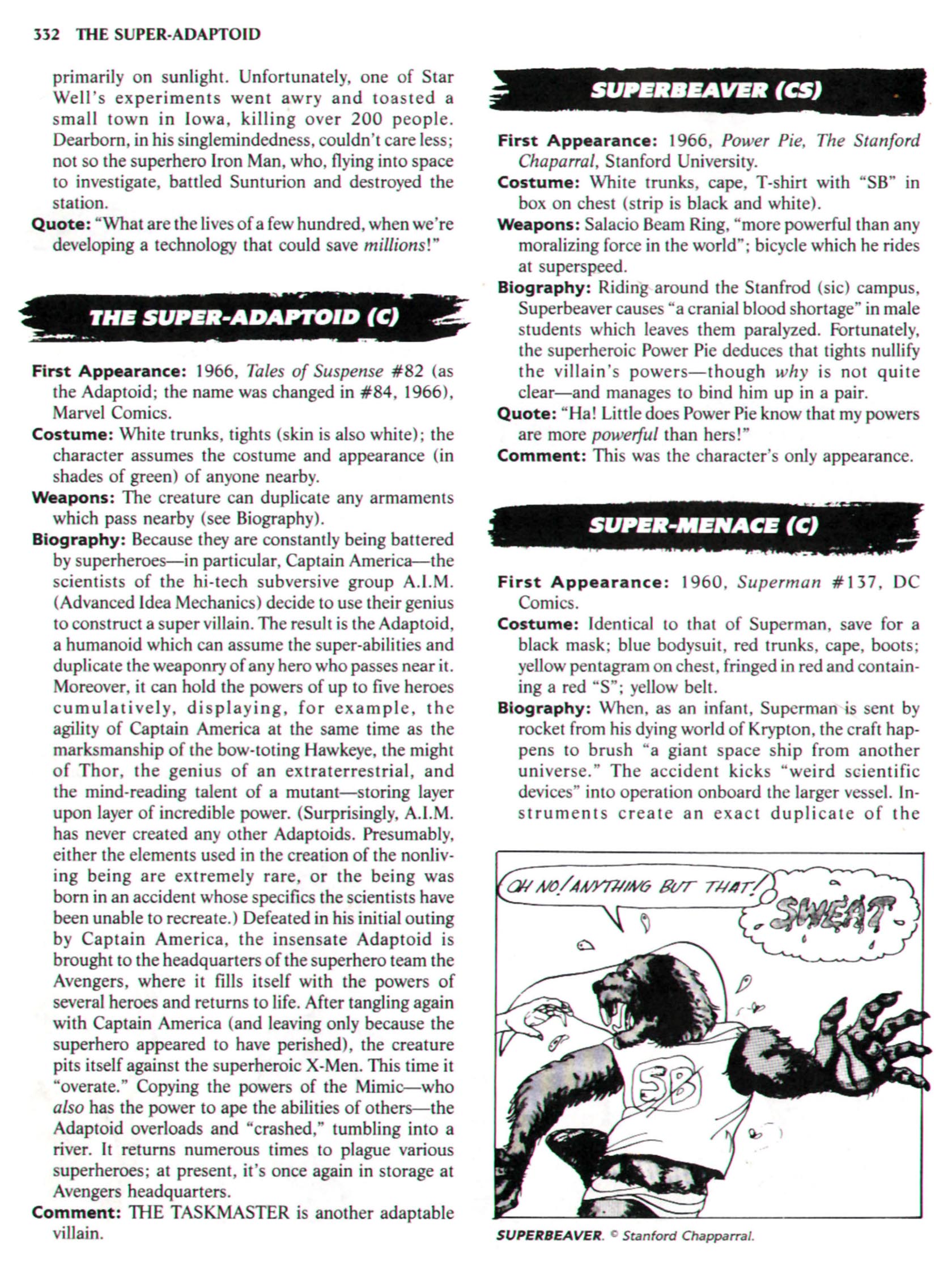 Read online The Encyclopedia of Super Villains comic -  Issue # TPB (Part 2) - 123