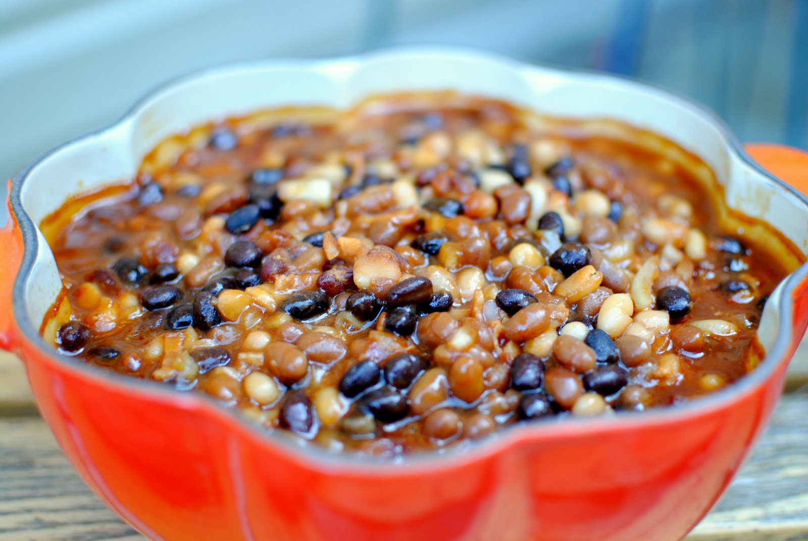 +The Church Cook Three Bean Casserole