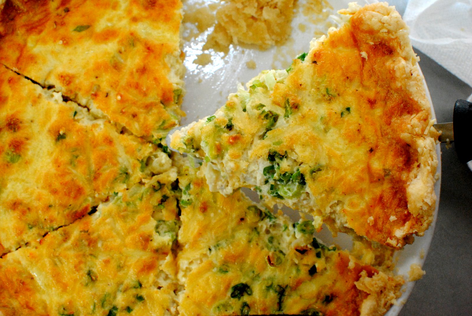 +The Church Cook Crabmeat Quiche