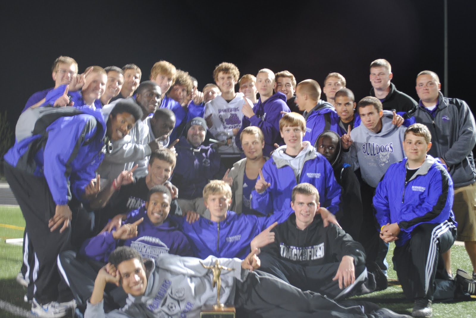 Brownsburg High School Track Field Boys Take County Title First In 