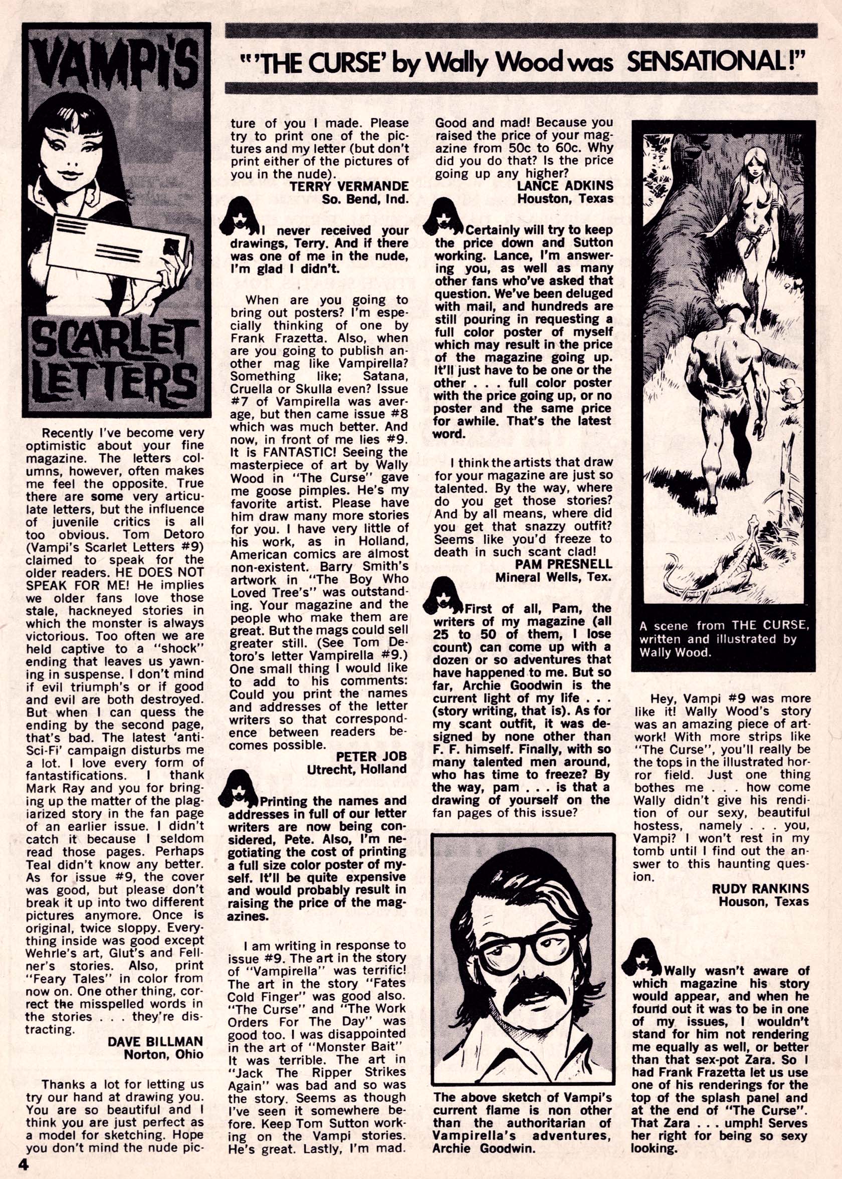 Read online Vampirella (1969) comic -  Issue #11 - 4