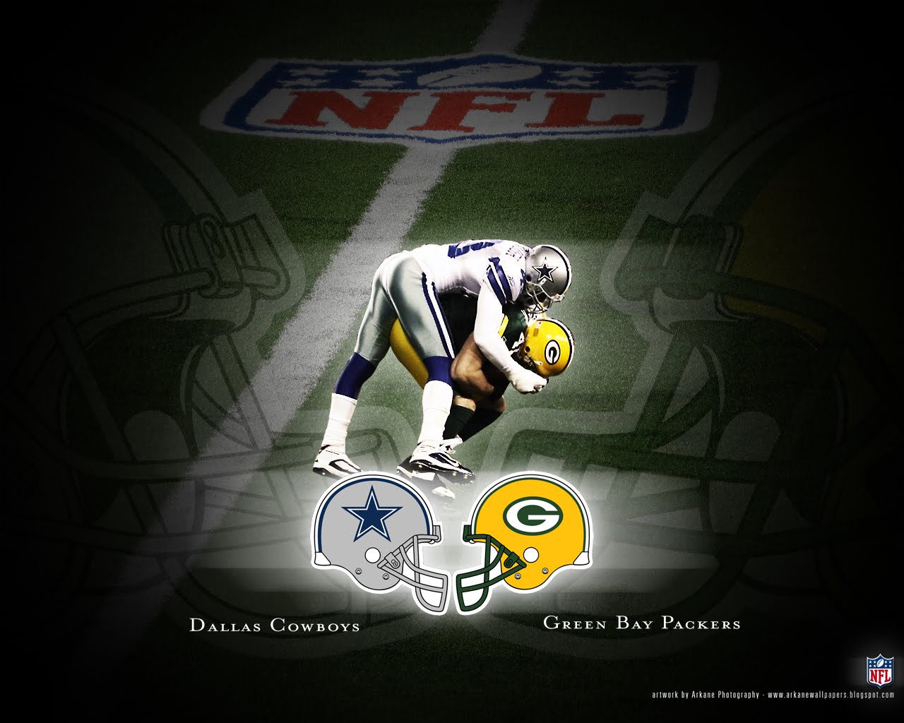 Arkane NFL Wallpapers: Battle 10 - Cowboys vs. Packers1280 x 1024