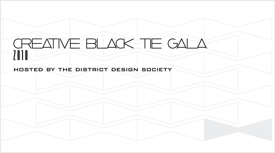 Creative Black Tie Gala 2010 hosted by District Design Society
