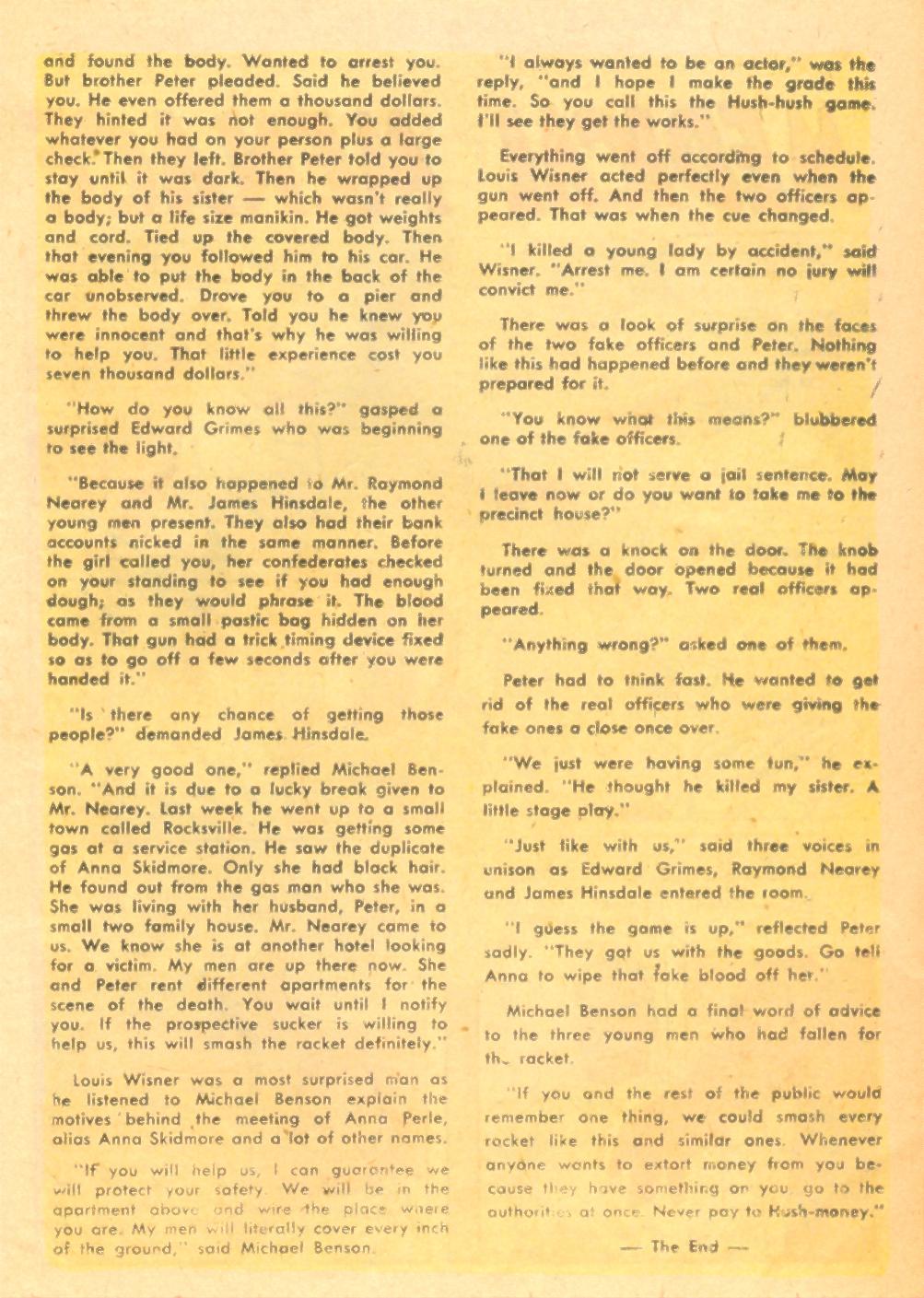 Read online Racket Squad in Action comic -  Issue #21 - 19