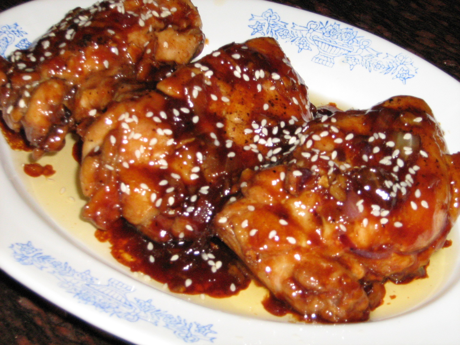 CHICKEN in OYSTER and HOISIN SAUCE