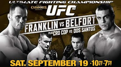 UFC 103 Fight Card: Franklin vs Belfort