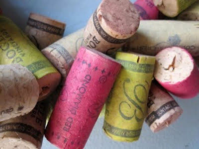Wine Cork Wreath Craft a wreath with painted corks