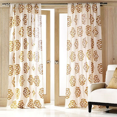 belle maison: Window Treatment Ideas: Side Panels