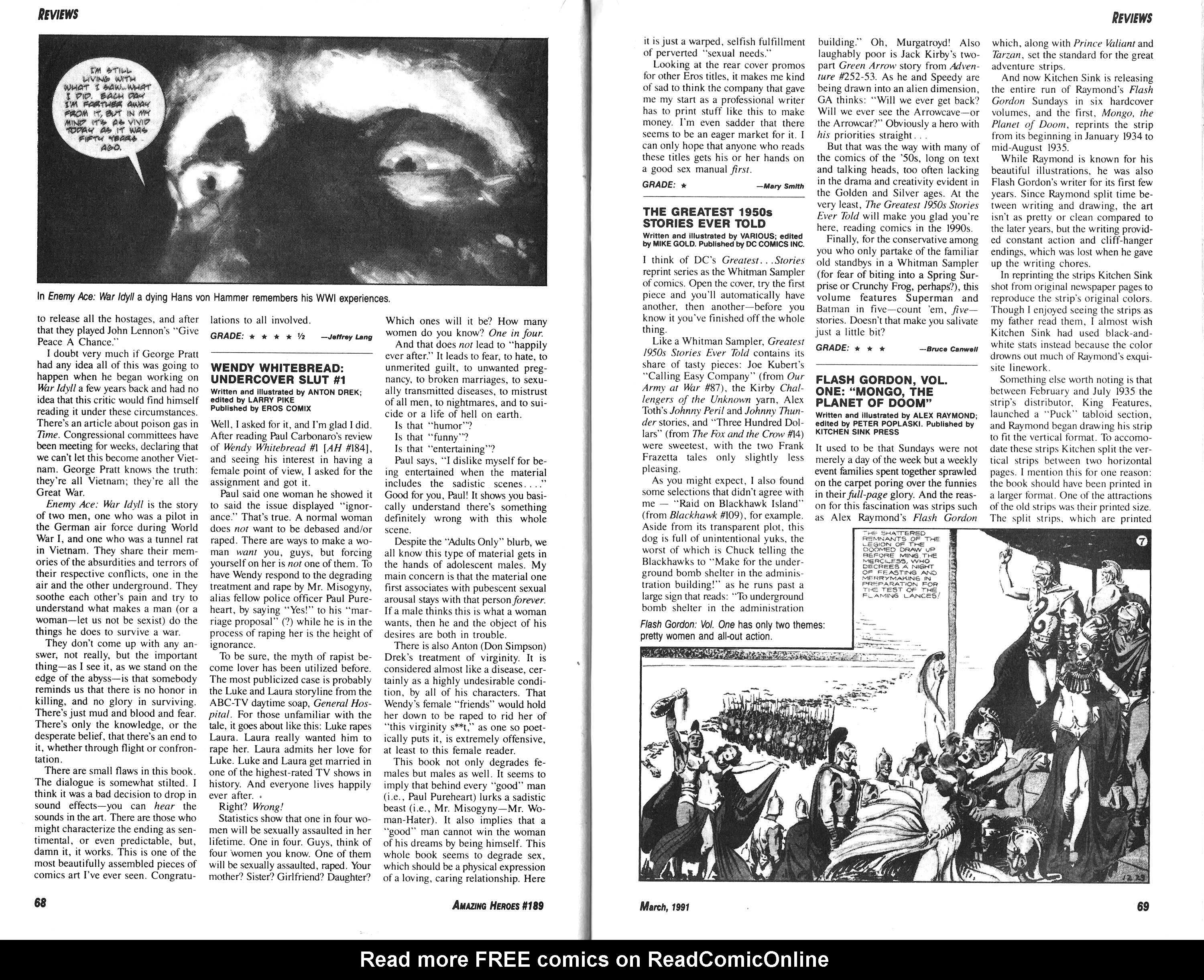 Read online Amazing Heroes comic -  Issue #189 - 35