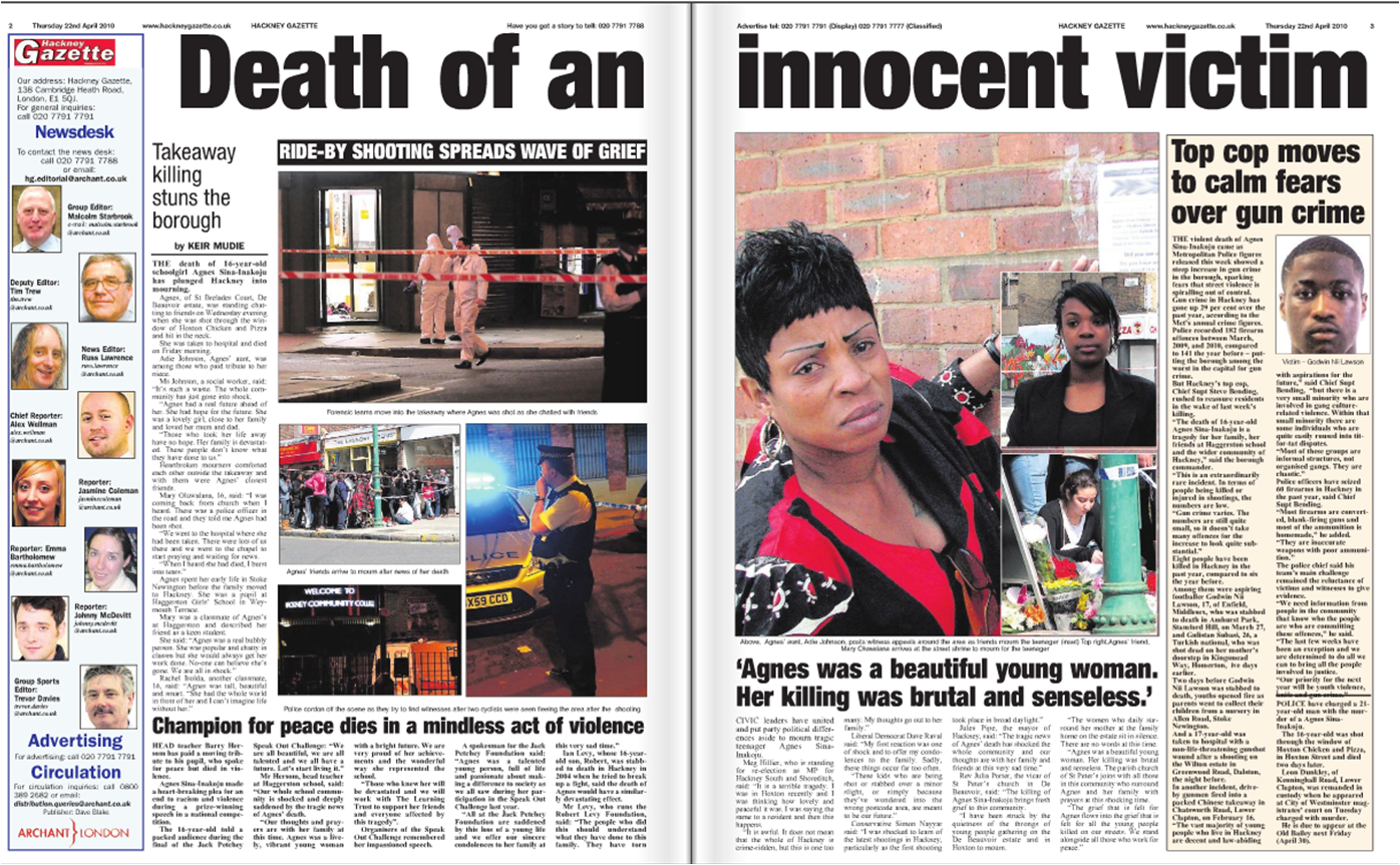 A2 Advanced Media Production Portfolio WEEK 8 Other Newspaper Layouts