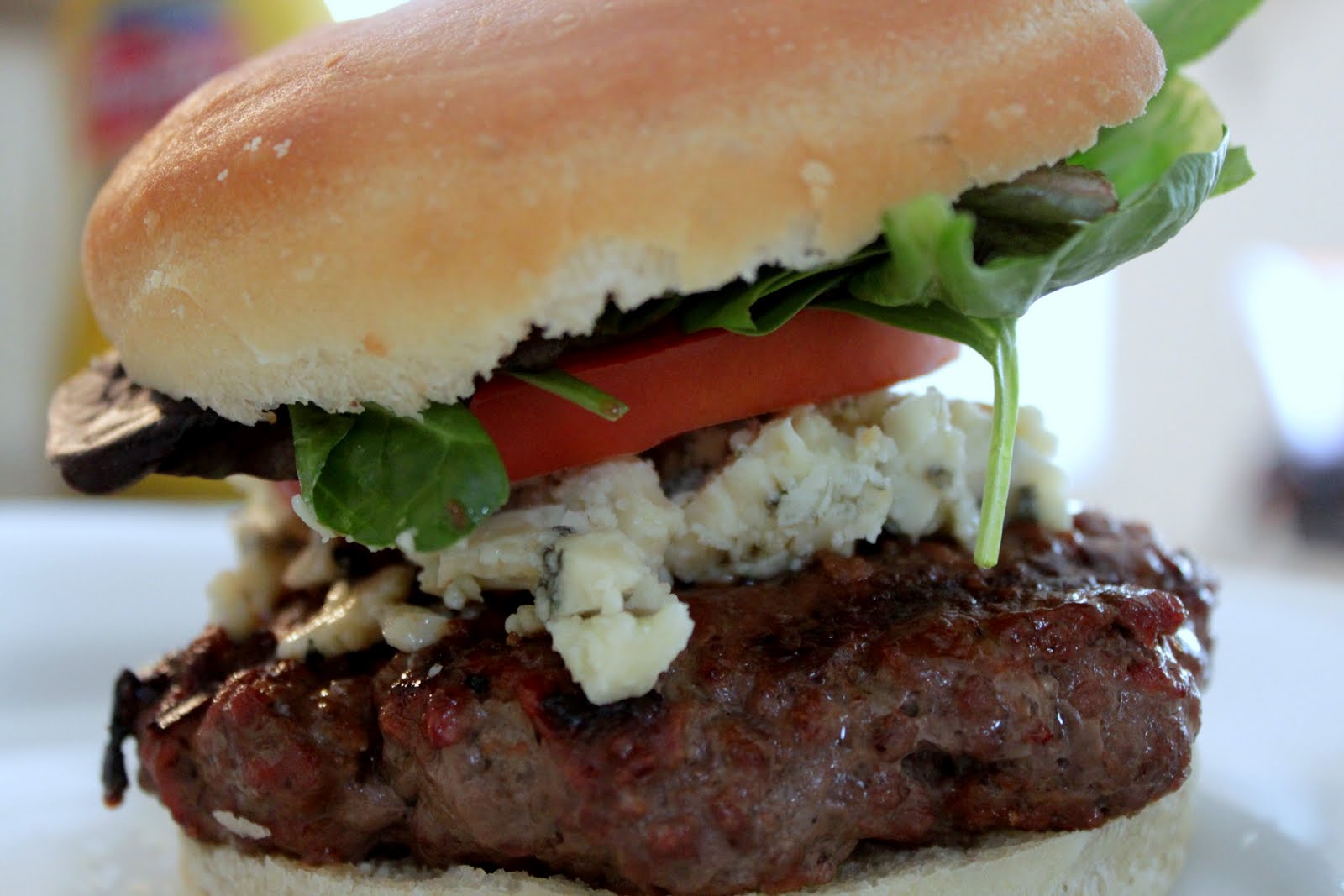 The Cook Next Door Smokey Bleu Cheese Burger