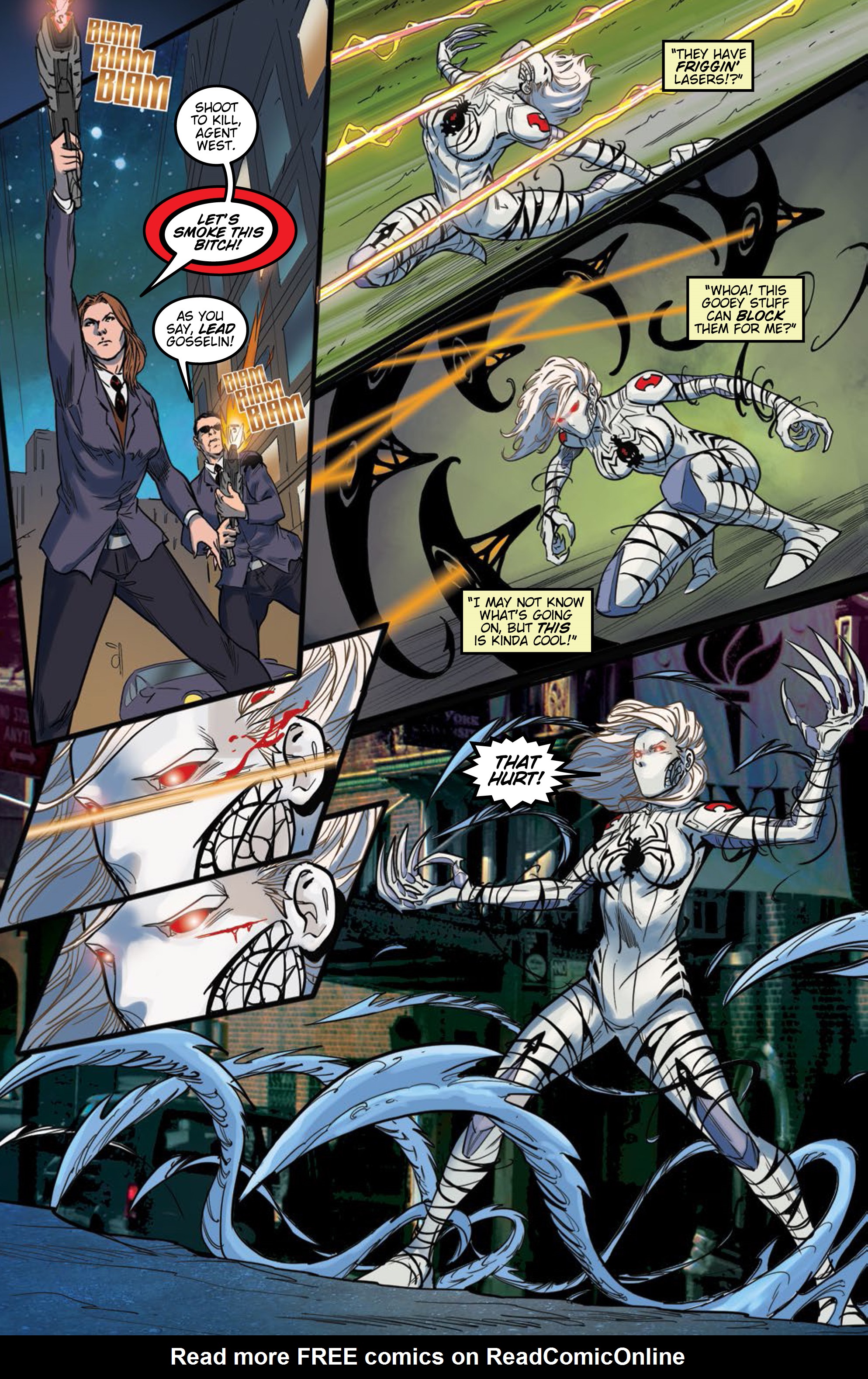 Read online White Widow comic -  Issue #1 - 26