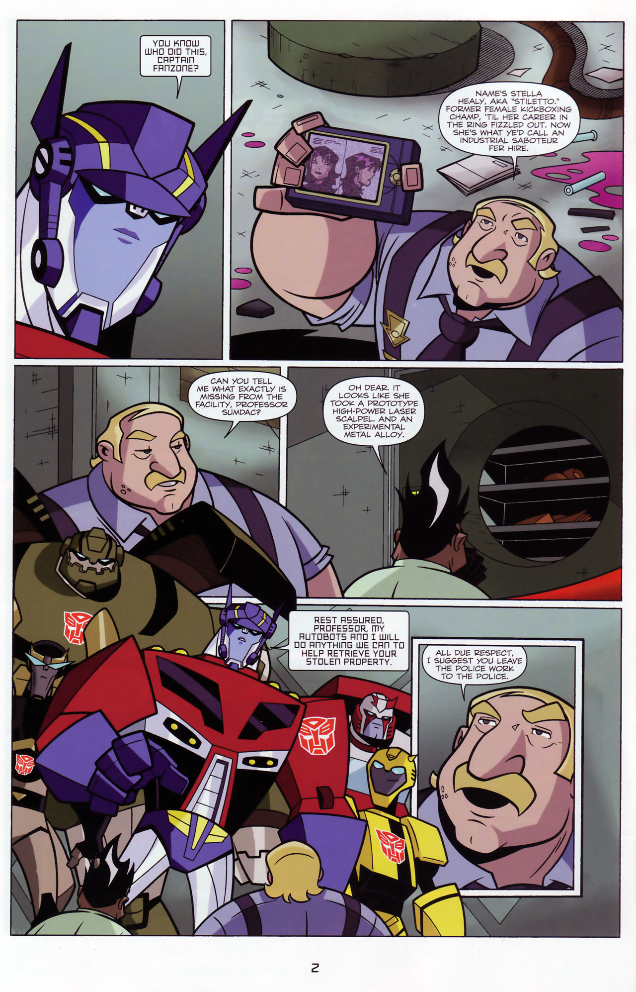 Read online Transformers Animated: The Arrival comic -  Issue #3 - 4