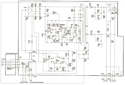 Принципиальная электрическая схема блока питания телевизора AКAI (ЕА), AКAI СТ - 2005Е, СТ -1407D, СТ -1407DТ