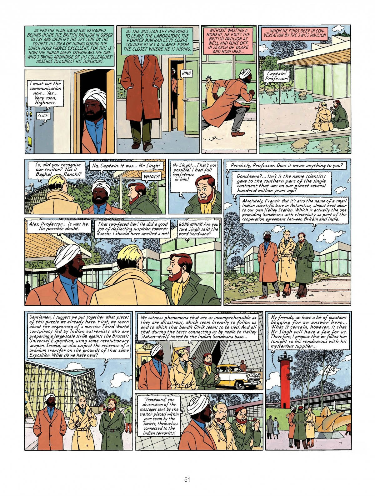 Read online The Adventures of Blake & Mortimer comic -  Issue #9 - 53