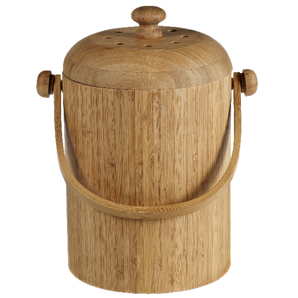 White Canvas Designs Countertop Compost Bin