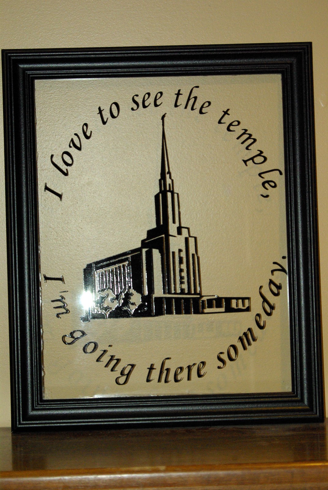 Natalie's Creations Vinyl lettering on glass I love to see the