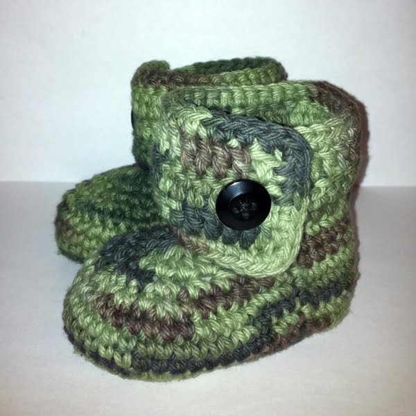 Created by Jennifer Baby Army Boots