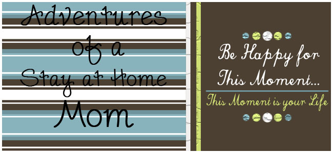 Adventures as a SAHM