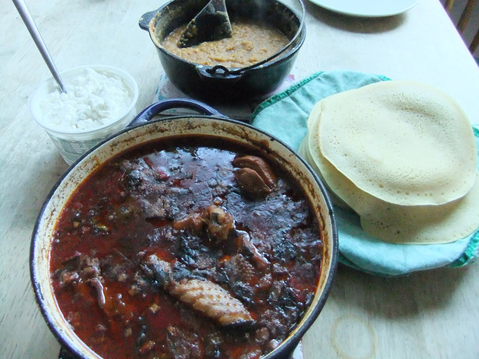 Sheep, Spinach and Strawberries: An Ethiopian Meal